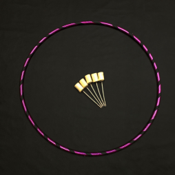 ohnivý hula hoop