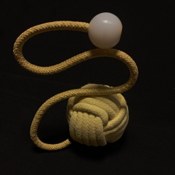 Monkey poi with static rope  - 4