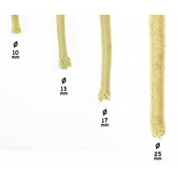 Play Kevlar Wick- 5mm Thickness - 25mm,50mm,70mm,100mm Width - for Fire Toys- (1) 3 ft. Length (25mm)